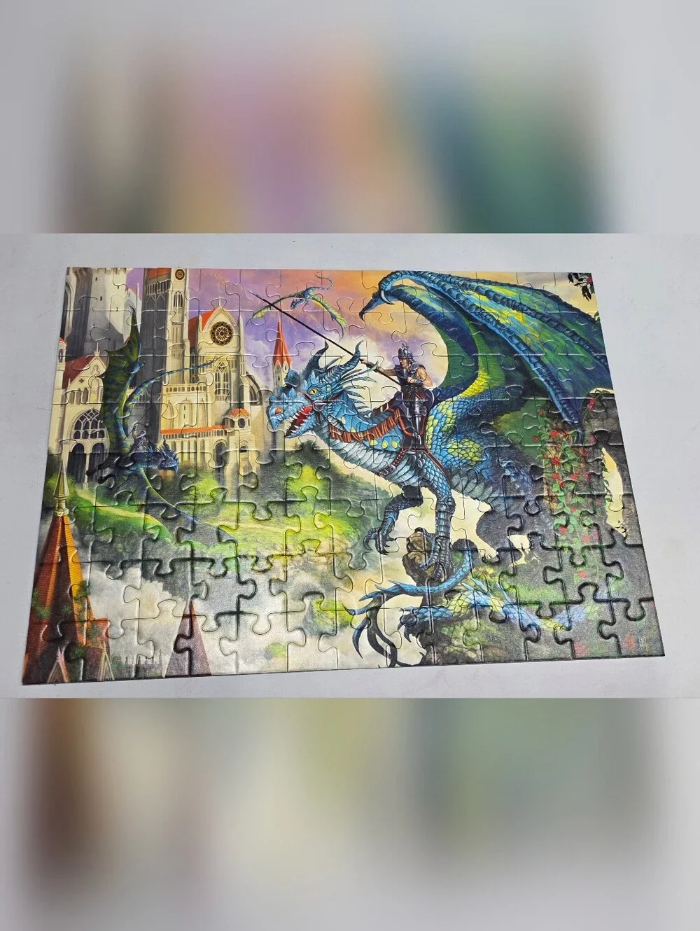 💙Ravensburger Dragon Rider Childrens Puzzle 100 Pieces Complete